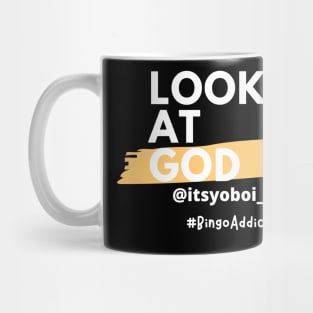 Look At God itsyoboi_tane Black Mug
